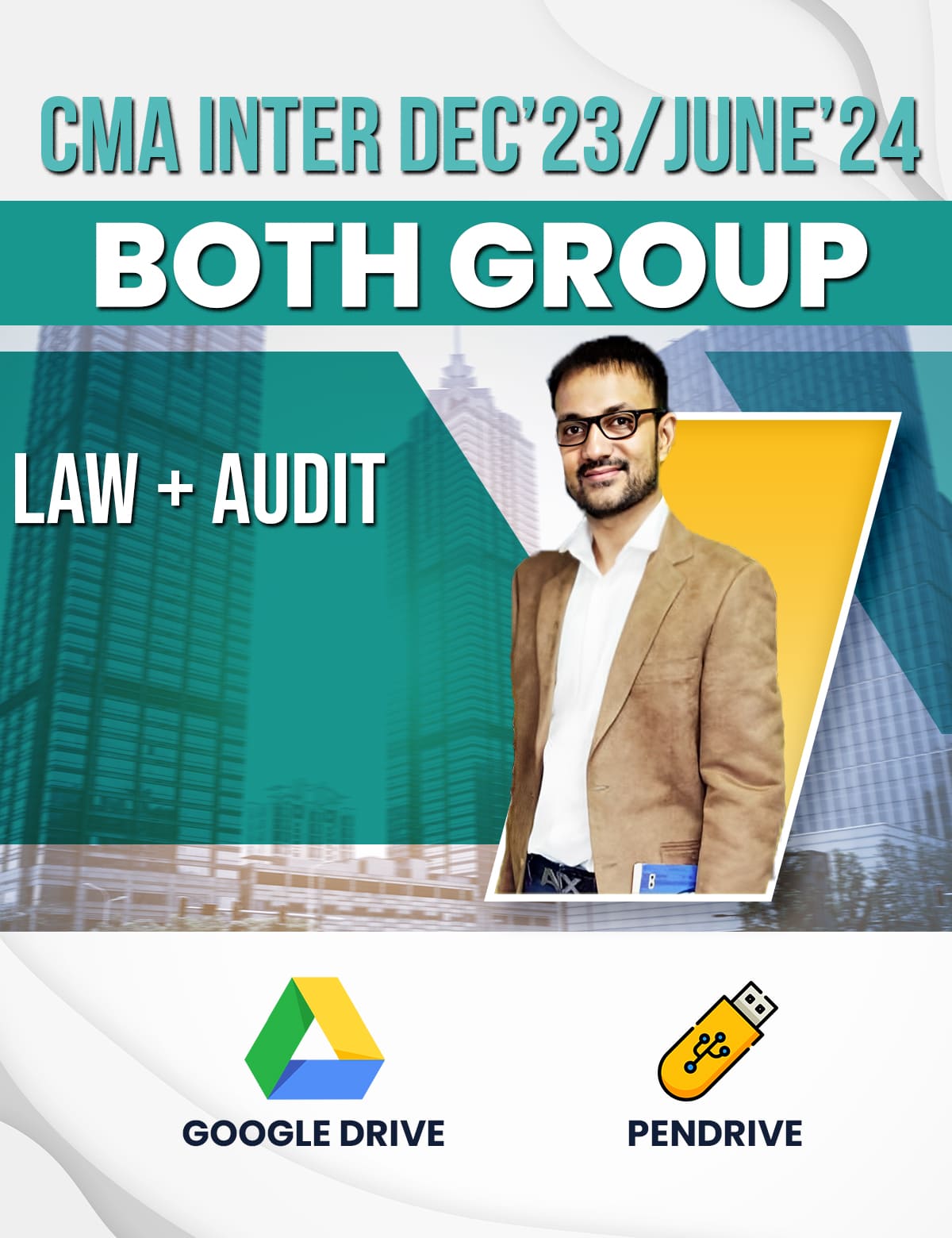 CMA Inter Law + Audit Recorded batch for Dec'23/June'24 Navin Classes